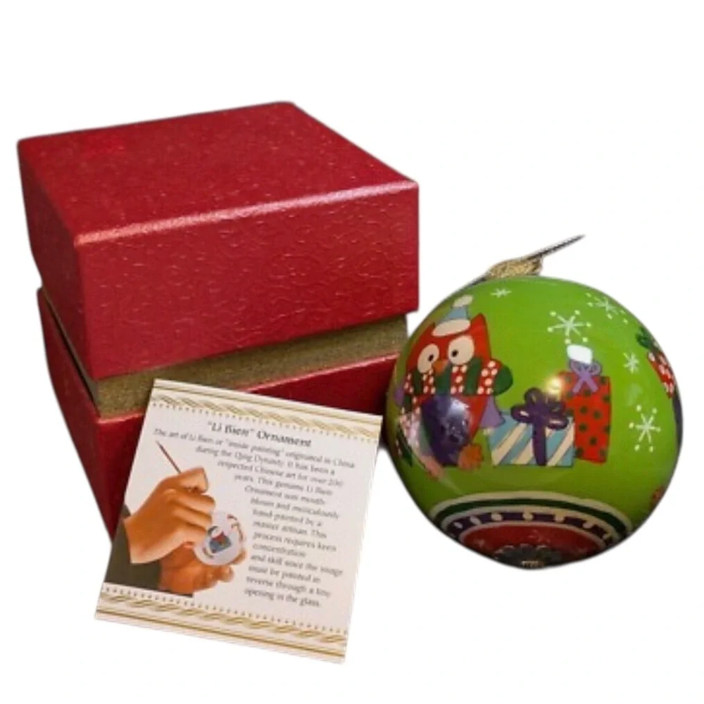 *Pier 1 Li Bien 2014 Boxed Vintage Collectors Owl Ornament